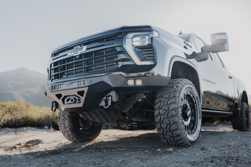 Chevrolet Silverado 3500 Front Bumper - DV8 Offroad - Spec Series - Black - `24-`26